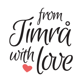 From Timrå with love logo vit bakgrund